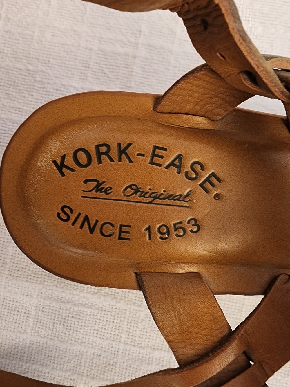 Pre-loved Kork- Ease Green Leather Platform Sandals Women's Size 8 A433 - Picture 3 of 10